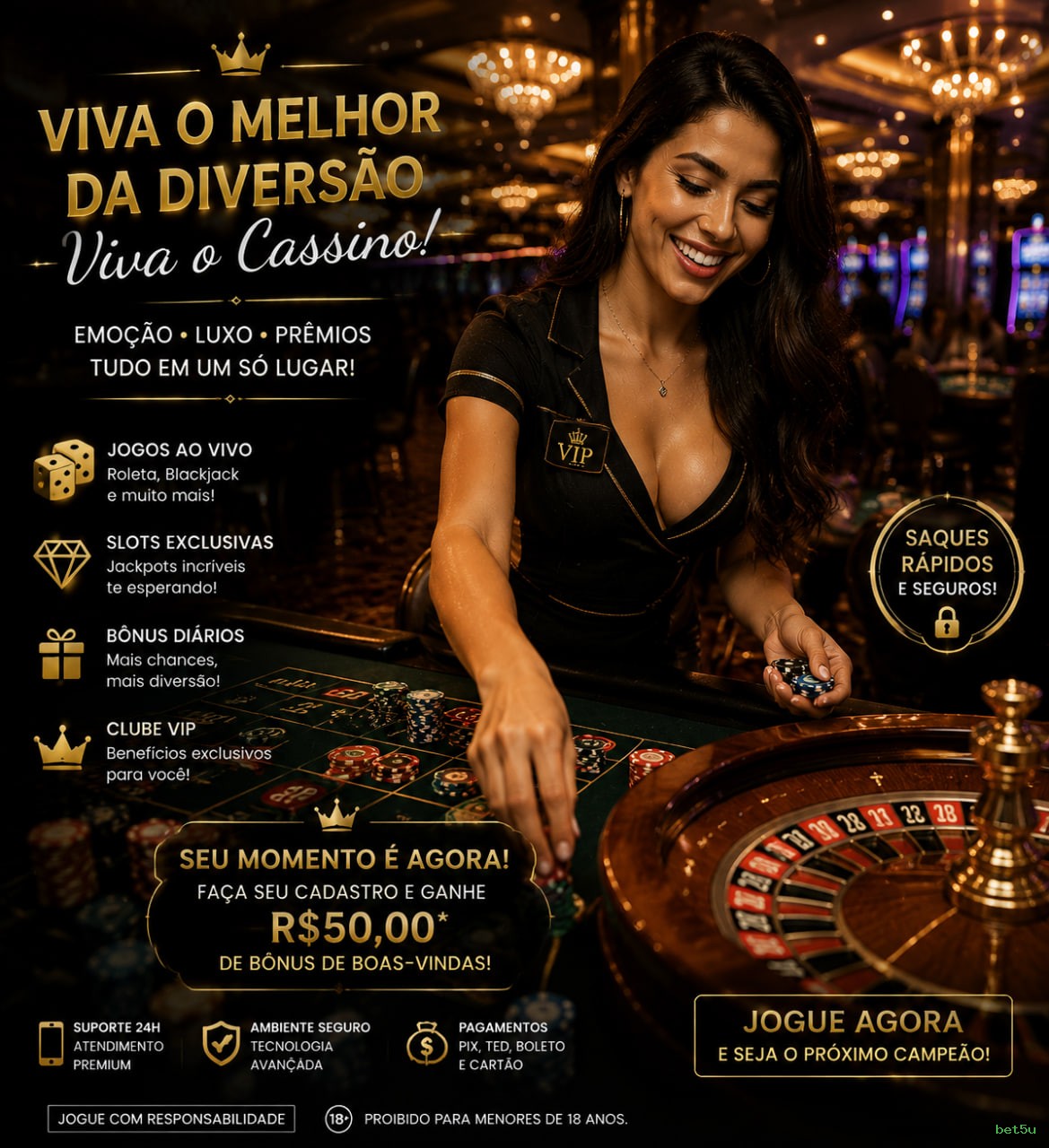 Cassino ao Vivo 50+